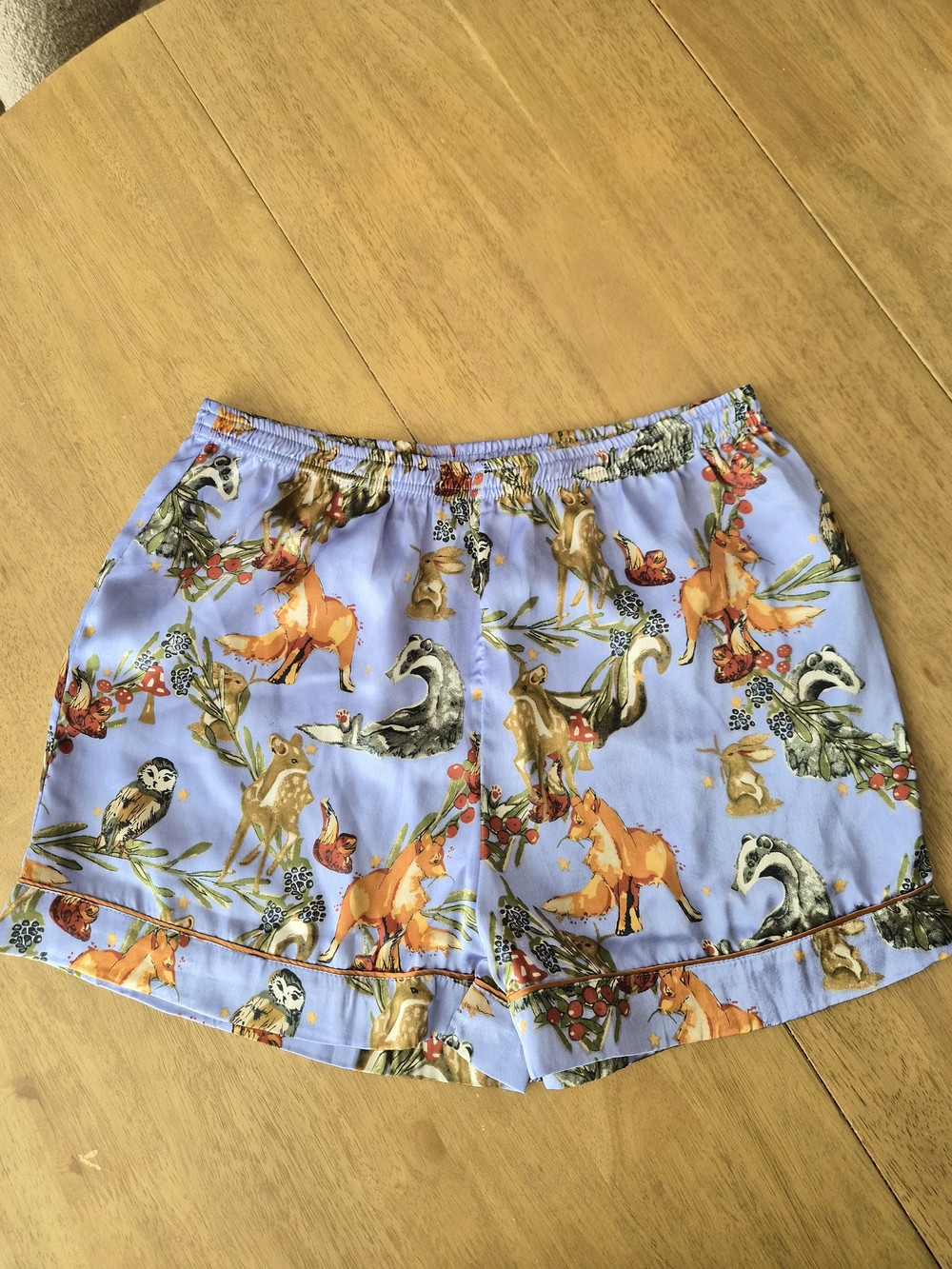Their Nibs Forest Animal Print Pajama Shorts
